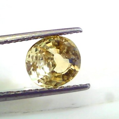 3.53 Ct 6 Ratti Unheated Untreated Natural Ceylon Yellow Sapphire