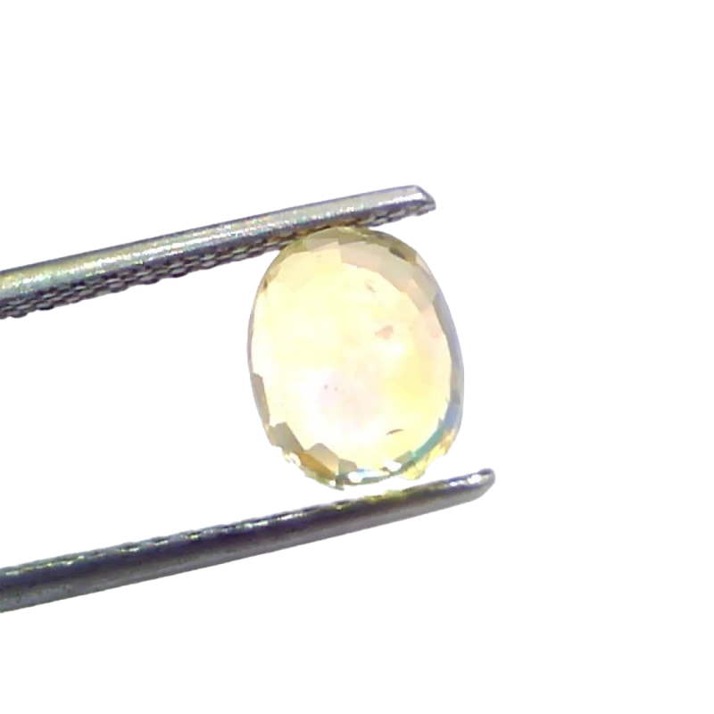 3.54 Ct IGI Certified Unheated Untreated Natural Ceylon Yellow Sapphire 3.54 Ct IGI Certified Unheated Untreated Natural Ceylon Yellow Sapphire