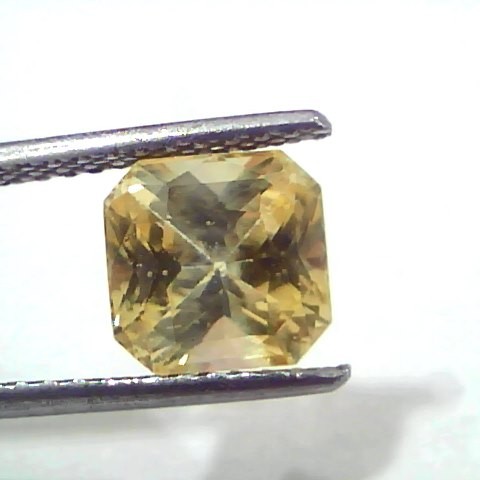 3.58 Ct IGI Certified Unheated Untreated Natural Ceylon Yellow Sapphire AAA