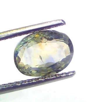 3.58 Ct Certified Unheated Untreated Ceylon Yellow Blue Pitambari Pukhraj