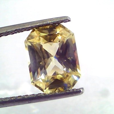 3.60 Ct IGI Certified Unheated Untreated Natural Ceylon Yellow Sapphire