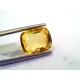 3.60 Ct Untreated Natural Ceylon Yellow Sapphire Gemstone AA