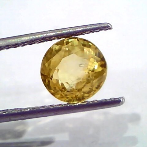 3.68 Ct Unheated Untreated Natural Ceylon Yellow Sapphire Pukhraj