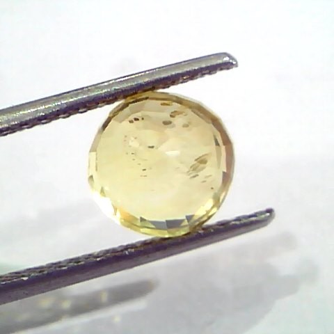 3.68 Ct Unheated Untreated Natural Ceylon Yellow Sapphire Pukhraj