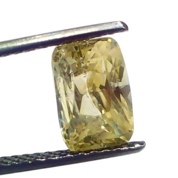 3.72 Ct IGI Certified Unheated Untreated Natural Ceylon Yellow Sapphire 3.72 Ct IGI Certified Unheated Untreated Natural Ceylon Yellow Sapphire