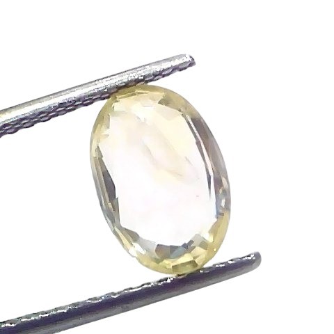 3.91 Ct GII Certified Unheated Untreated Natural Ceylon Yellow Sapphire 3.91 Ct GII Certified Unheated Untreated Natural Ceylon Yellow Sapphire