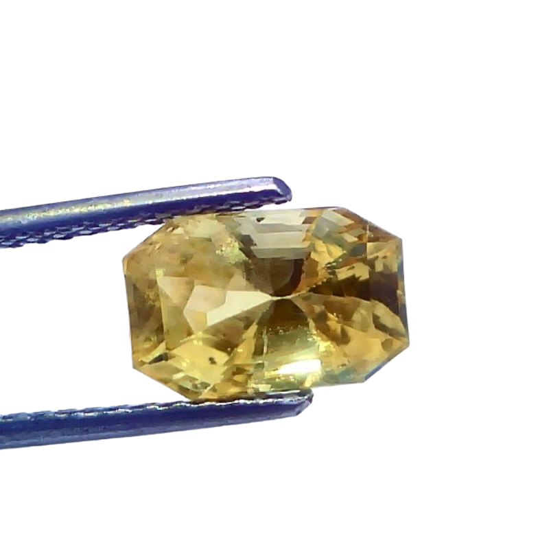 3.97 Ct GII Certified Unheated Untreated Natural Ceylon Yellow Sapphire 3.97 Ct GII Certified Unheated Untreated Natural Ceylon Yellow Sapphire