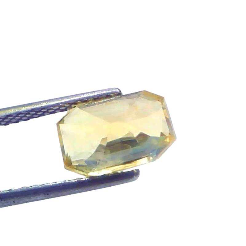 3.97 Ct GII Certified Unheated Untreated Natural Ceylon Yellow Sapphire 3.97 Ct GII Certified Unheated Untreated Natural Ceylon Yellow Sapphire
