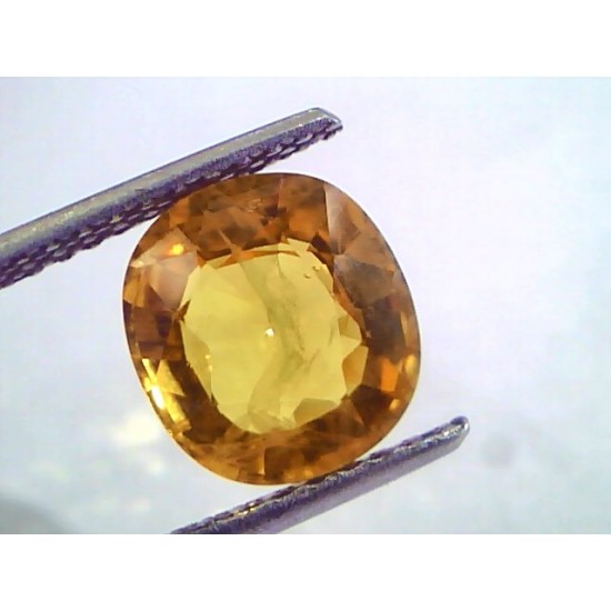 4.02 Ct Natural Yellow Sapphire Pukhraj Jupiter Gemstone(Heated)