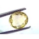 4.04 Ct Unheated Untreated Natural Ceylon Yellow Sapphire/Pukhraj