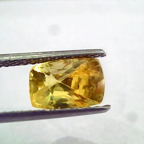 4.03 Ct 6.7 Ratti Unheated Untreated Natural Ceylon Yellow Sapphire