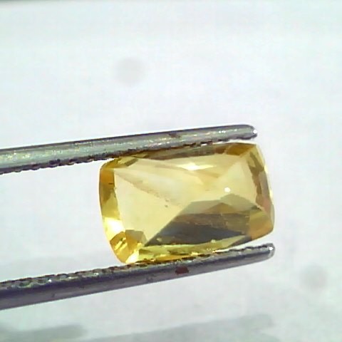 4.03 Ct 6.7 Ratti Unheated Untreated Natural Ceylon Yellow Sapphire