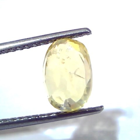 4.01 Ct GII Certified Unheated Untreated Natural Ceylon Yellow Sapphire