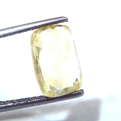 4.01 Ct GII Certified Unheated Untreated Natural Ceylon Yellow Sapphire