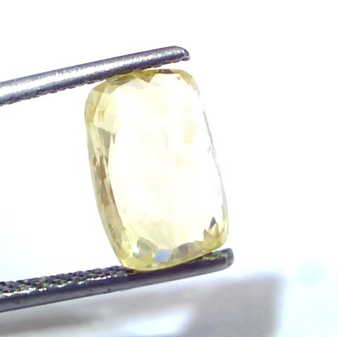 4.01 Ct GII Certified Unheated Untreated Natural Ceylon Yellow Sapphire