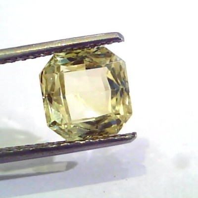 4.03 Ct Unheated Untreated Natural Ceylon Yellow Sapphire Gems