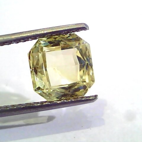 4.03 Ct Unheated Untreated Natural Ceylon Yellow Sapphire Gems