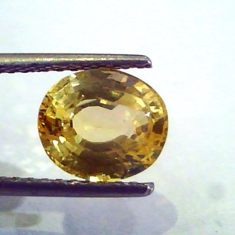 4.05 7.25 Ratti Ct Unheated Untreated Natural Ceylon Yellow Pukhraj