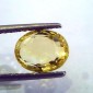 4.04 Ct GII Certified Unheated Untreated Natural Ceylon Yellow Sapphire Pukhraj