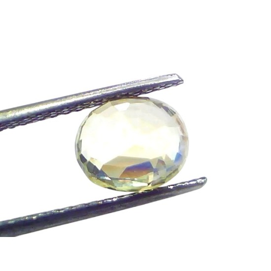 4.09 Ct GII Certified Unheated Untreated Natural Ceylon Yellow Sapphire 4.09 Ct GII Certified Unheated Untreated Natural Ceylon Yellow Sapphire