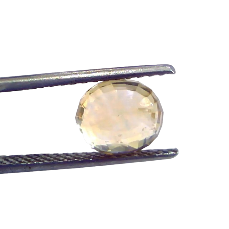 4.09 Ct IGI Certified Unheated Untreated Natural Ceylon Yellow Sapphire 4.09 Ct IGI Certified Unheated Untreated Natural Ceylon Yellow Sapphire