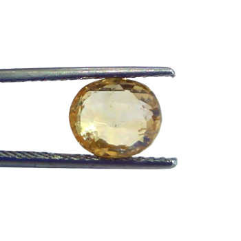 4.09 Ct IGI Certified Unheated Untreated Natural Ceylon Yellow Sapphire 4.09 Ct IGI Certified Unheated Untreated Natural Ceylon Yellow Sapphire