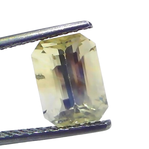 4.15 Ct Certified Unheated Untreated Natural Ceylon Yellow Sapphire 4.15 Ct Certified Unheated Untreated Natural Ceylon Yellow Sapphire