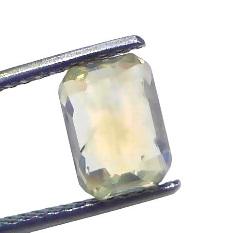 4.15 Ct Certified Unheated Untreated Natural Ceylon Yellow Sapphire 4.15 Ct Certified Unheated Untreated Natural Ceylon Yellow Sapphire