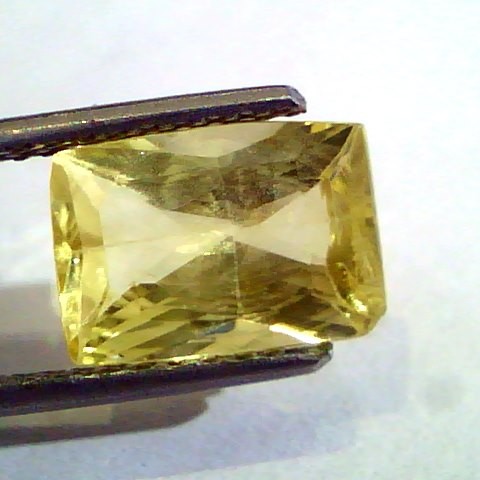 4.16 Ct Unheated Untreated Natural Ceylon Yellow Sapphire Pukhraj