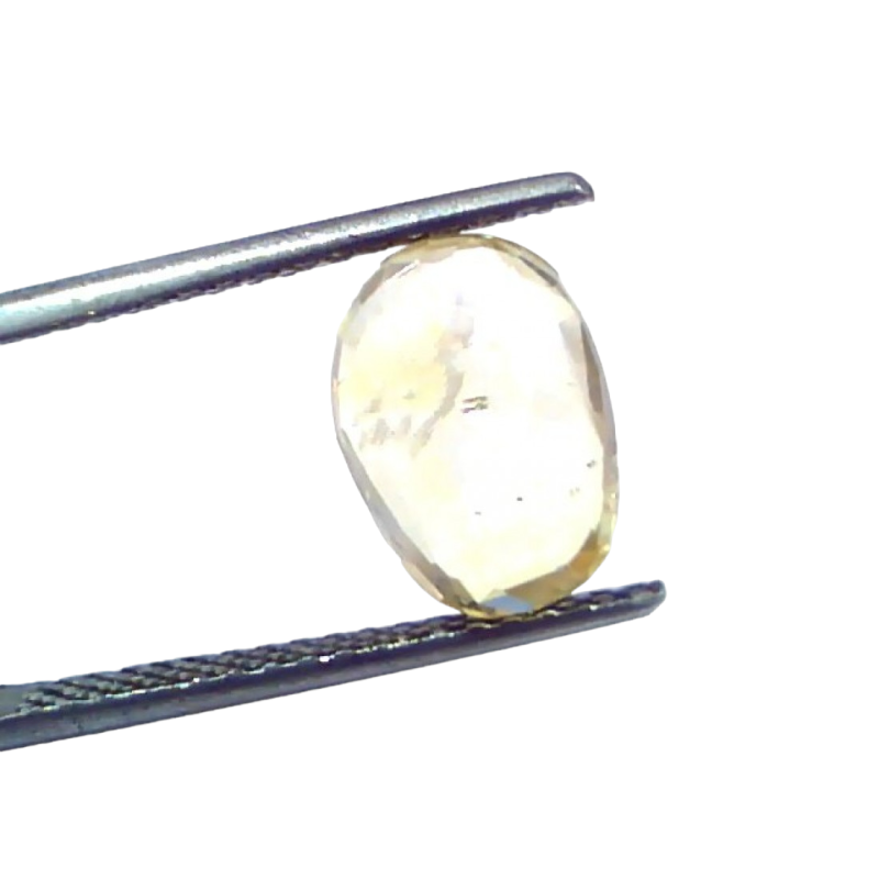 4.15 Ct GII Certified Unheated Untreated Natural Ceylon Yellow Sapphire