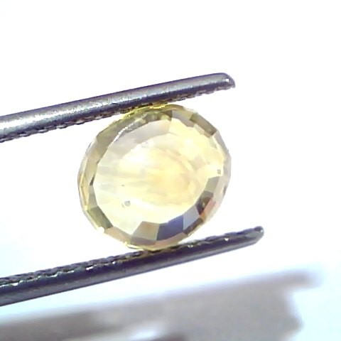 4.16 Ct IGI Certified Unheated Untreated Natural Ceylon Yellow Sapphire