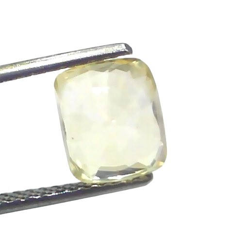 4.19 Ct GII Certified Unheated Untreated Natural Ceylon Yellow Sapphire