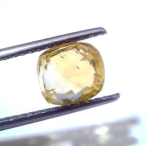 4.22 Ct GII Certified Unheated Untreated Natural Ceylon Yellow Sapphire