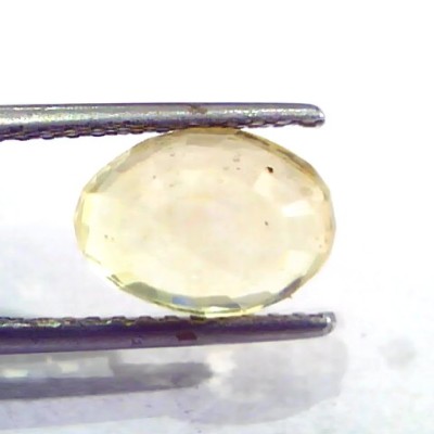 4.28 Ct 7 Ratti Unheated Untreated Natural Ceylon Yellow Sapphire