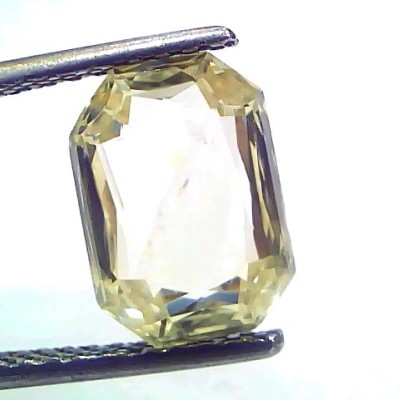 4.29 Ct GII Certified Unheated Untreated Natural Ceylon Yellow Sapphire