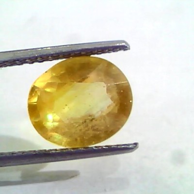 4.33 Ct Natural Yellow Sapphire Pukhraj Jupiter Gemstone(Heated)