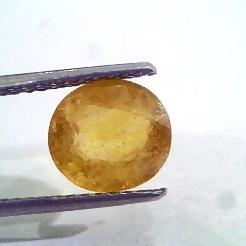 4.34 Ct Natural Yellow Sapphire Pukhraj Jupiter Gemstone(Heated)