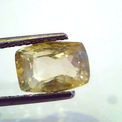 4.46 Ct Unheated Untreated Natural Ceylon Yellow Sapphire Pukhraj