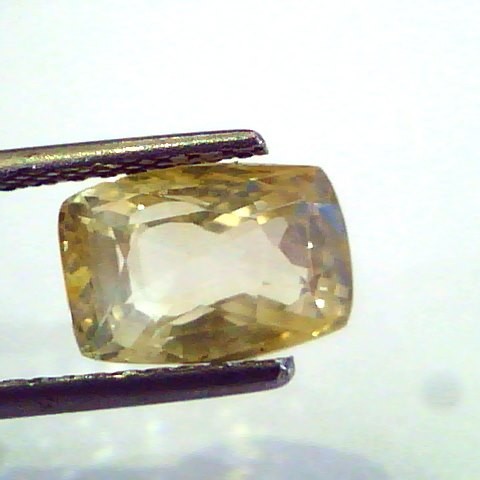 4.46 Ct Unheated Untreated Natural Ceylon Yellow Sapphire Pukhraj
