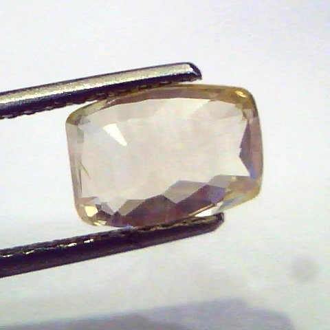 4.46 Ct Unheated Untreated Natural Ceylon Yellow Sapphire Pukhraj