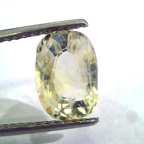 4.48 Ct Unheated Untreated Natural Ceylon Yellow Sapphire Pukhraj