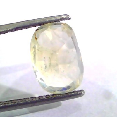 4.48 Ct Unheated Untreated Natural Ceylon Yellow Sapphire Pukhraj