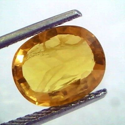 4.50 Ct Natural Yellow Sapphire Pukhraj Jupiter Gemstone(Heated)