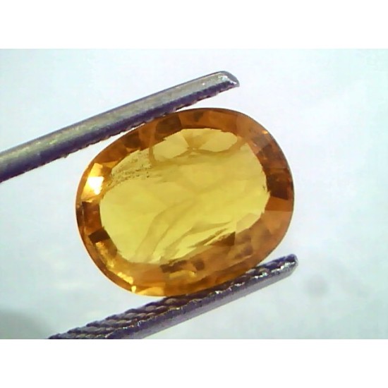 4.50 Ct Natural Yellow Sapphire Pukhraj Jupiter Gemstone(Heated)