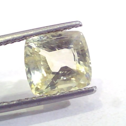 4.50 Ct 7.5 Ratti Unheated Untreated Natural Ceylon Yellow Sapphire