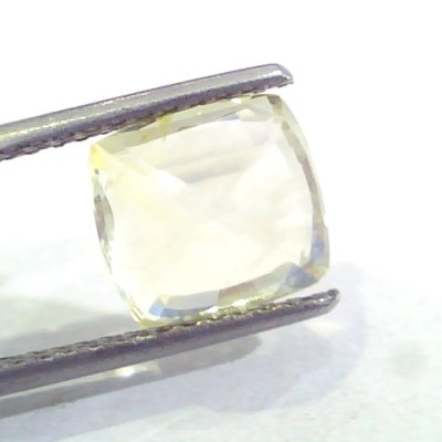 4.50 Ct 7.5 Ratti Unheated Untreated Natural Ceylon Yellow Sapphire