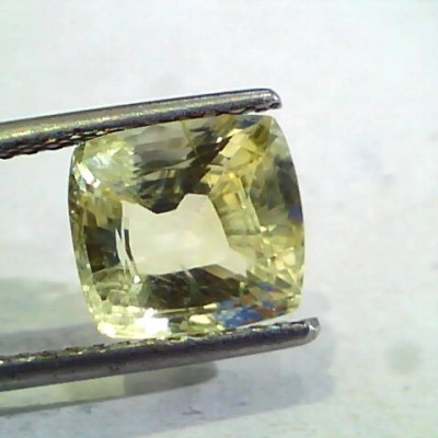 4.50 Ct 7.5 Ratti Unheated Untreated Natural Ceylon Yellow Sapphire