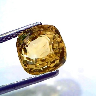 4.52 Ct IGI Certified Unheated Untreated Natural Ceylon Yellow Sapphire AAA