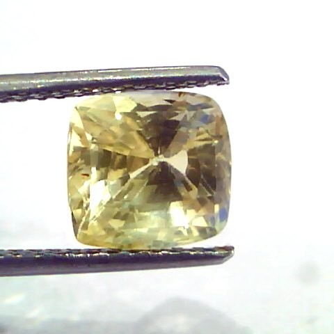 4.58 Ct IGI Certified Unheated Untreated Natural Ceylon Yellow Sapphire