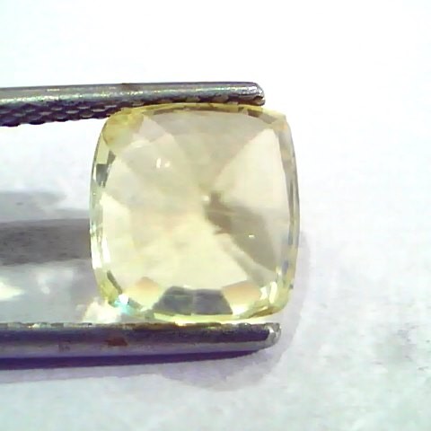 4.58 Ct IGI Certified Unheated Untreated Natural Ceylon Yellow Sapphire